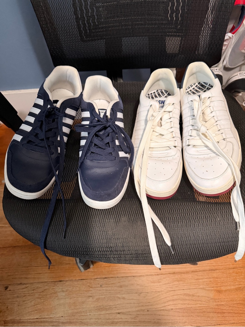 K-Swiss Low-Top Sneakers - Navy & White - Two pairs for price of one